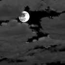 sun with broken clouds