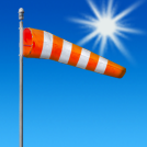 wind sock with clear sky